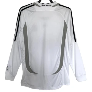 Maglia Real Madrid Retro 2006-07 Prima Uomo Manica Lunga