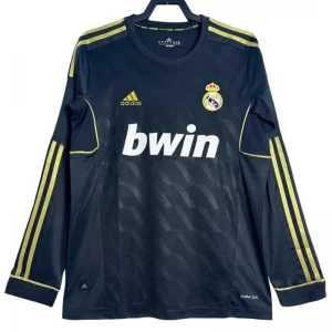 Maglia Real Madrid Retro 2011-12 Trasferta Uomo Manica Lunga