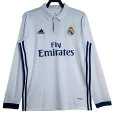 Maglia Real Madrid Retro 2016-17 Prima Uomo Manica Lunga