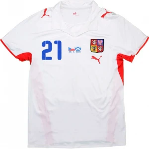 Maglia Repubblica Ceca 2008 Europei Trasferta