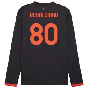 Maglie Calcio AC Milan Ronaldinho Gaúcho #80 2026-27 Terza Uomo Manica Lunga