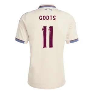 Maglie Calcio AFC Ajax Amsterdam Godts #11 2025-26 Terza Uomo