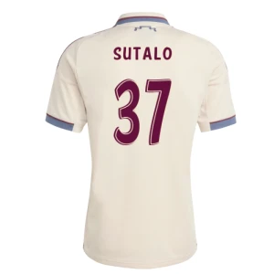 Maglie Calcio AFC Ajax Amsterdam Sutalo #37 2025-26 Terza Uomo