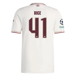 Maglie Calcio Arsenal FC Declan Rice #41 2025-26 Champions League Terza Uomo