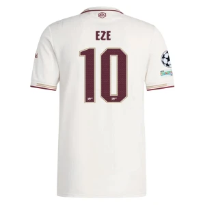 Maglie Calcio Arsenal FC Eze #10 2025-26 Champions League Terza Uomo
