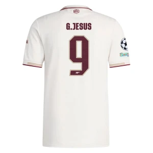Maglie Calcio Arsenal FC Gabriel Jesus #9 2025-26 Champions League Terza Uomo