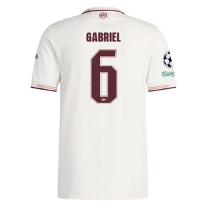 Maglie Calcio Arsenal FC Gabriel Magalhães #6 2025-26 Champions League Terza Uomo
