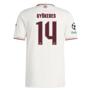 Maglie Calcio Arsenal FC Gyokeres #14 2025-26 Champions League Terza Uomo