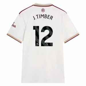 Maglie Calcio Arsenal FC J. Timber #12 2025-26 Terza Uomo