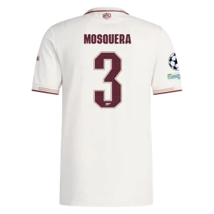 Maglie Calcio Arsenal FC Mosquera #3 2025-26 Champions League Terza Uomo
