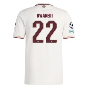 Maglie Calcio Arsenal FC Nwarei #22 2025-26 Champions League Terza Uomo
