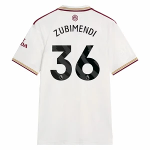 Maglie Calcio Arsenal FC Zubimendi #36 2025-26 Terza Uomo