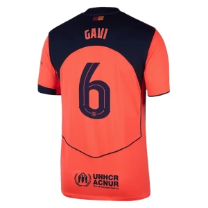 Maglie Calcio Barcellona Gavi #6 2025-26 UCL Terza Uomo
