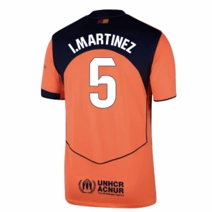 Maglie Calcio Barcellona I. Martinez #5 2025-26 Terza Uomo