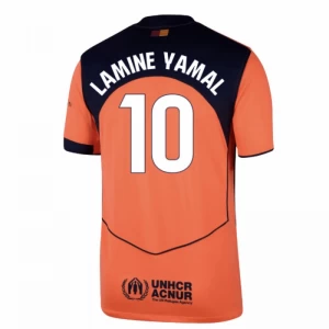 Maglie Calcio Barcellona Lamine Yamal #10 2025-26 Terza Uomo