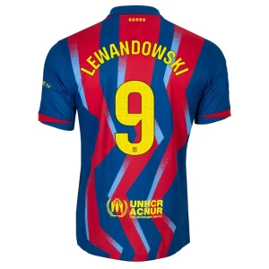 Maglie Calcio Barcellona Robert Lewandowski #9 2025-26 Fourth Uomo