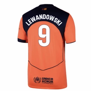 Maglie Calcio Barcellona Robert Lewandowski #9 2025-26 Terza Uomo