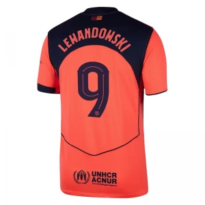 Maglie Calcio Barcellona Robert Lewandowski #9 2025-26 UCL Terza Uomo