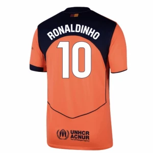 Maglie Calcio Barcellona Ronaldinho Gaúcho #10 2025-26 Terza Uomo