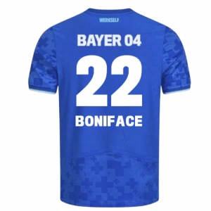 Maglie Calcio Bayer 04 Leverkusen Boniface #22 2025-26 Terza Uomo