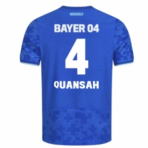 Maglie Calcio Bayer 04 Leverkusen Quansah #4 2025-26 Terza Uomo