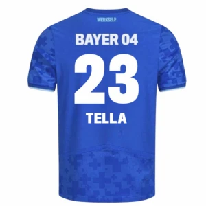 Maglie Calcio Bayer 04 Leverkusen Tella #23 2025-26 Terza Uomo
