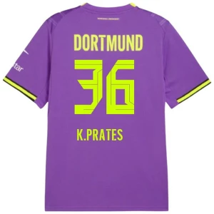 Maglie Calcio BVB Borussia Dortmund K. Prates #36 2026-27 Terza Uomo