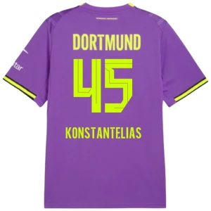 Maglie Calcio BVB Borussia Dortmund Konstantelias #45 2026-27 Terza Uomo