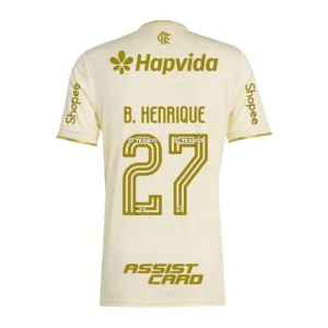 Maglie Calcio CR Flamengo B. Henrique #27 2025-26 Sponsor Terza Uomo