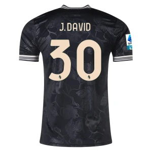 Maglie Calcio Juventus FC J. David #30 2025-26 Terza Uomo