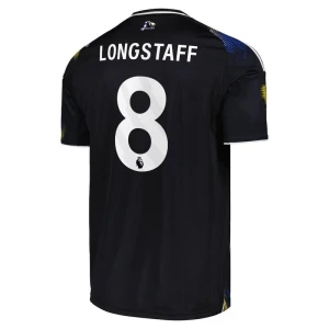 Maglie Calcio Leeds United Longstaff #8 2025-26 Terza Uomo