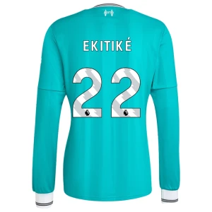 Maglie Calcio Liverpool FC Ekitike #22 2025-26 Terza Uomo Manica Lunga