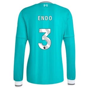 Maglie Calcio Liverpool FC Endo #3 2025-26 Terza Uomo Manica Lunga