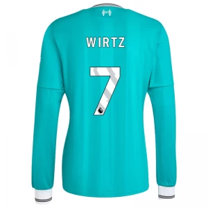 Maglie Calcio Liverpool FC Florian Wirtz #7 2025-26 Terza Uomo Manica Lunga