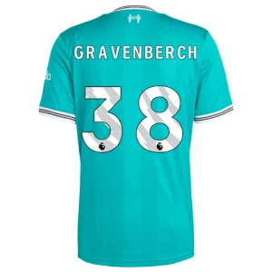 Maglie Calcio Liverpool FC Gravenberch #38 2025-26 Terza Uomo