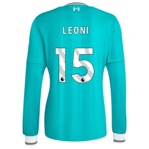 Maglie Calcio Liverpool FC Leoni #15 2025-26 Terza Uomo Manica Lunga