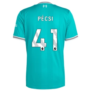 Maglie Calcio Liverpool FC Pecsi #41 2025-26 Terza Uomo