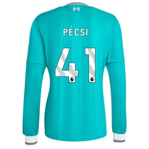 Maglie Calcio Liverpool FC Pecsi #41 2025-26 Terza Uomo Manica Lunga