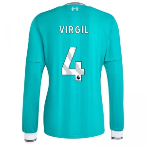 Maglie Calcio Liverpool FC Virgil van Dijk #4 2025-26 Terza Uomo Manica Lunga