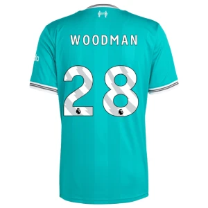 Maglie Calcio Liverpool FC Woodman #28 2025-26 Terza Uomo