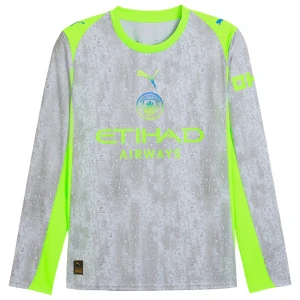 Maglie Calcio Manchester City 2025-26 Terza Uomo Manica Lunga