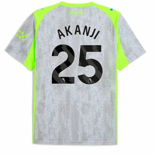 Maglie Calcio Manchester City Akanji #25 2025-26 Terza Uomo