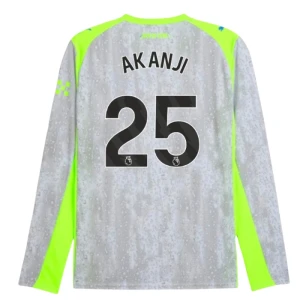 Maglie Calcio Manchester City Akanji #25 2025-26 Terza Uomo Manica Lunga