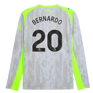 Maglie Calcio Manchester City Bernardo Silva #20 2025-26 Terza Uomo Manica Lunga