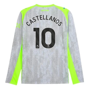 Maglie Calcio Manchester City Castellanos #10 2025-26 Terza Uomo Manica Lunga