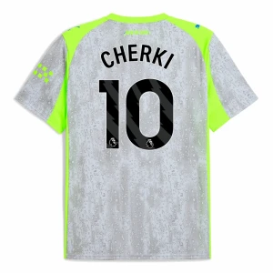 Maglie Calcio Manchester City Cherki #10 2025-26 Terza Uomo