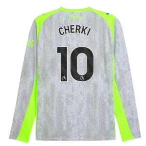 Maglie Calcio Manchester City Cherki #10 2025-26 Terza Uomo Manica Lunga