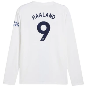 Maglie Calcio Manchester City Erling Haaland #9 2026-27 Terza Uomo Manica Lunga