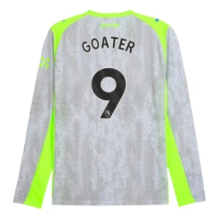 Maglie Calcio Manchester City Goater #9 2025-26 Terza Uomo Manica Lunga