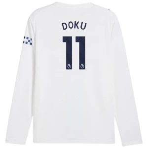 Maglie Calcio Manchester City Jérémy Doku #11 2026-27 Terza Uomo Manica Lunga